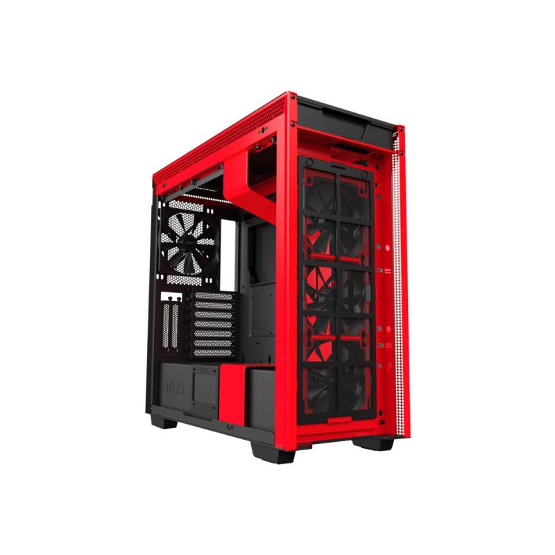 NZXT H series H710i Black Red Tower Erweitertes ATX (CA-H710I-BR) (CAH710IBR)
