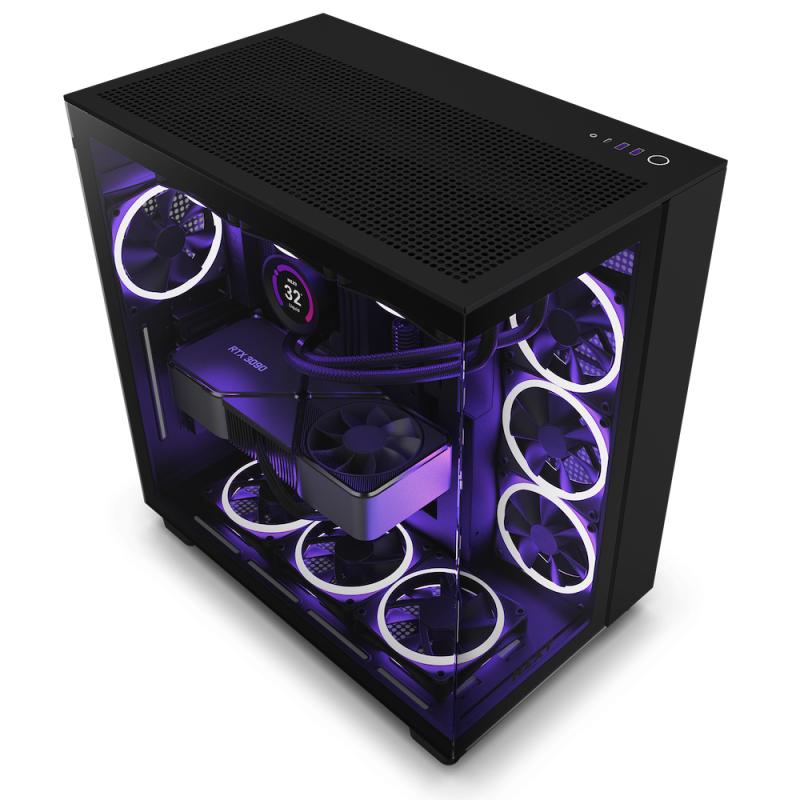 NZXT Tower H9 Flow Black Schwarz (CM-H91FB-01) (CMH91FB01)