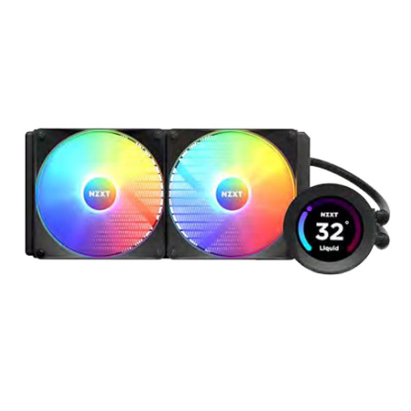 NZXT Liquid Cooler Kraken Elite 280 RGB Black Schwarz (RL-KR28E-B1) (RLKR28EB1)