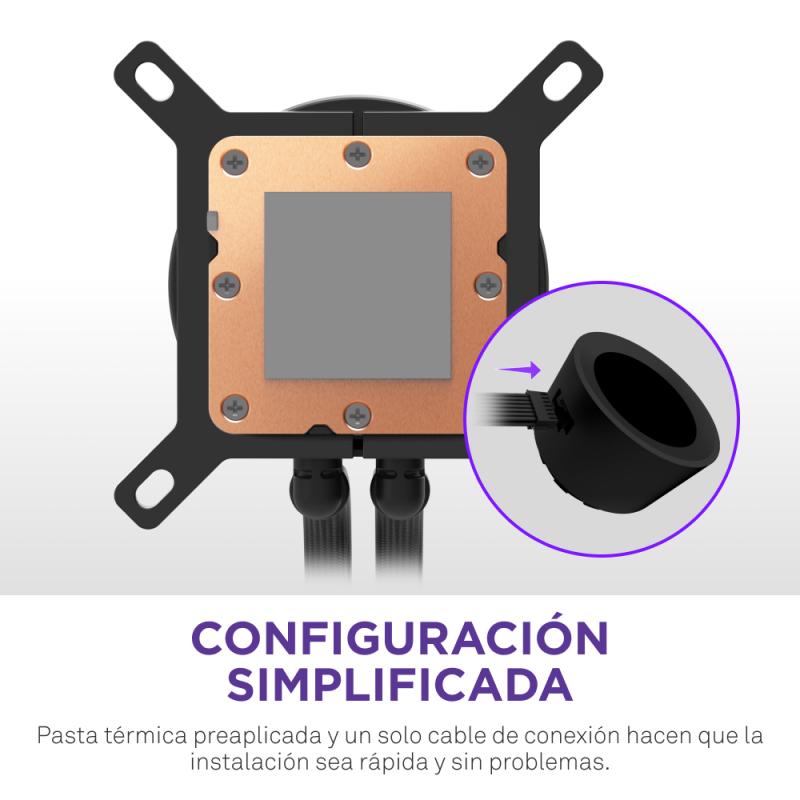 NZXT Liquid Cooler Kraken Plus 240 Black Schwarz (RL-KN240-B2) (RLKN240B2)