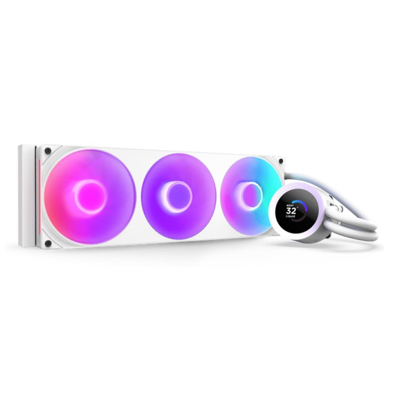 NZXT Liquid Cooler Kraken Plus 360 RGB White (RL-KR360-W2) (RLKR360W2)