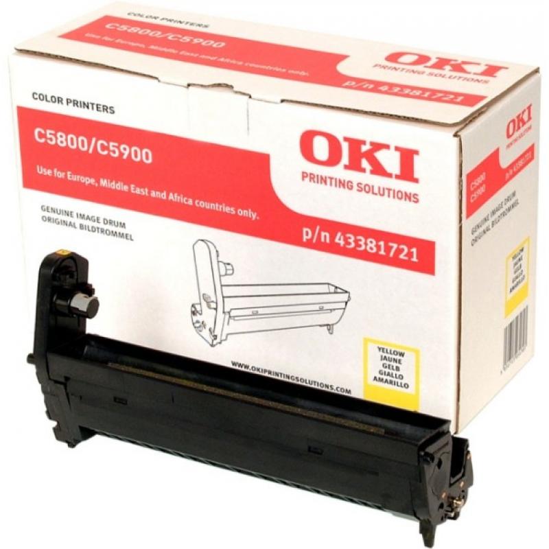 Oki Drum Trommel C 5800 Yellow Gelb (43381721)