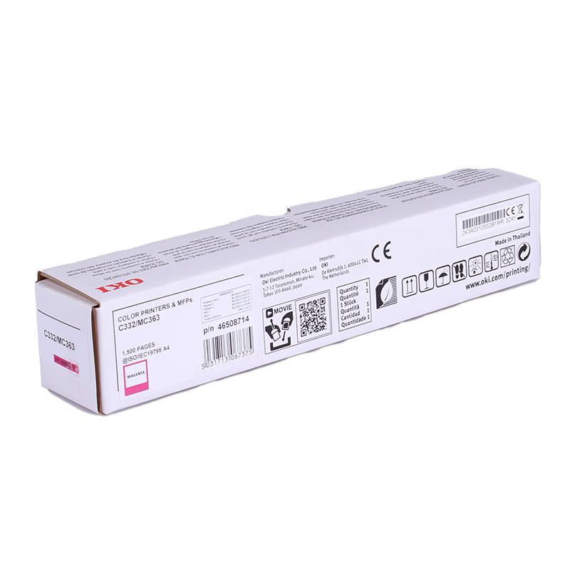 Oki Toner C 332 Magenta 1,5k (46508714)