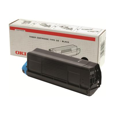 Oki Toner C 5100 Black Schwarz Typ C6 (42127408)