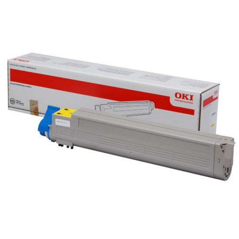 Oki Toner C 9655 Yellow Gelb (43837129)
