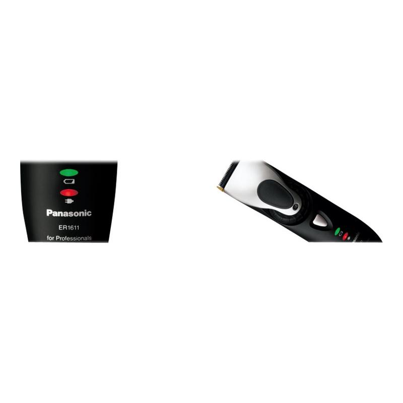 Panasonic Hair Clipper ER-1611 ER1611 Black Silver (ER-1611) (ER1611)