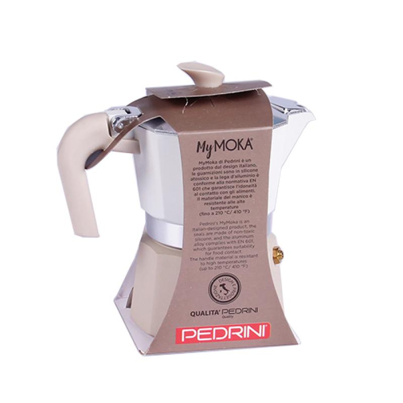 Pedrini Coffee Maker 3 Cups Painted Aluminum Color 2025 (02CF168)