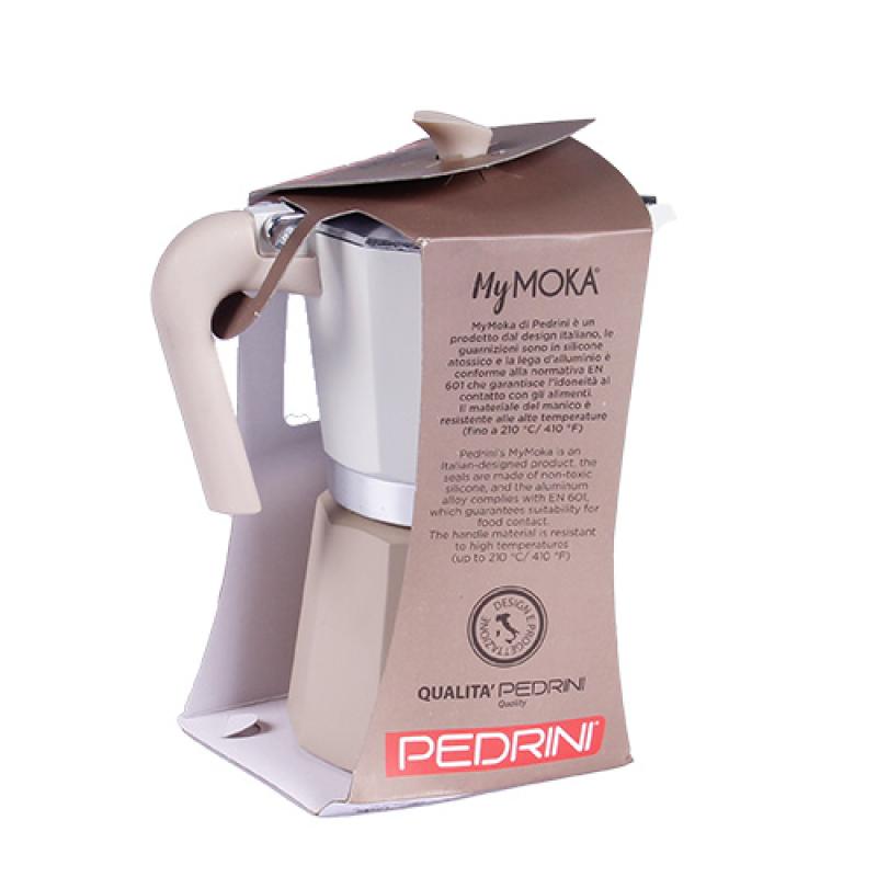 Pedrini Coffee Maker 6 Cups Painted Aluminum Color 2025 (02CF169)
