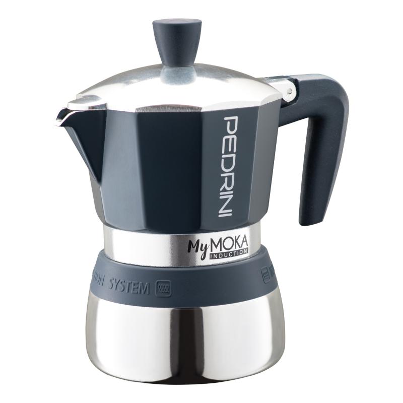 Pedrini Coffee Maker MyMoka Induction 3 Cups blue (02CF095)