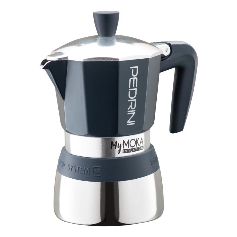 Pedrini Coffee Maker MyMoka Induction 6 Cups blue (02CF096)