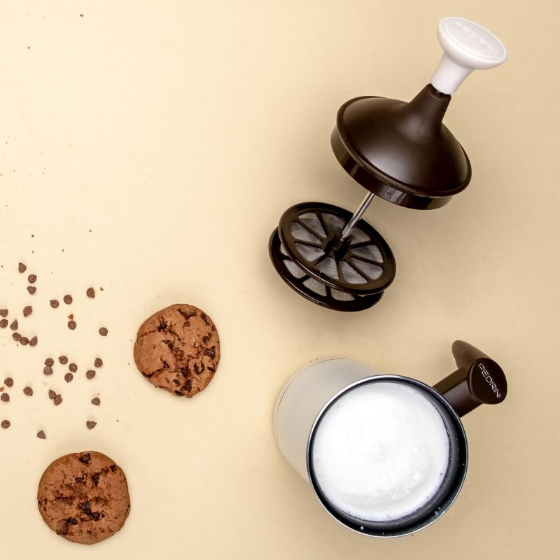 Pedrini Milk Frother Creamer D 8 PEDRINI8 PEDRINI 8 500ml brown beige (02CF043)