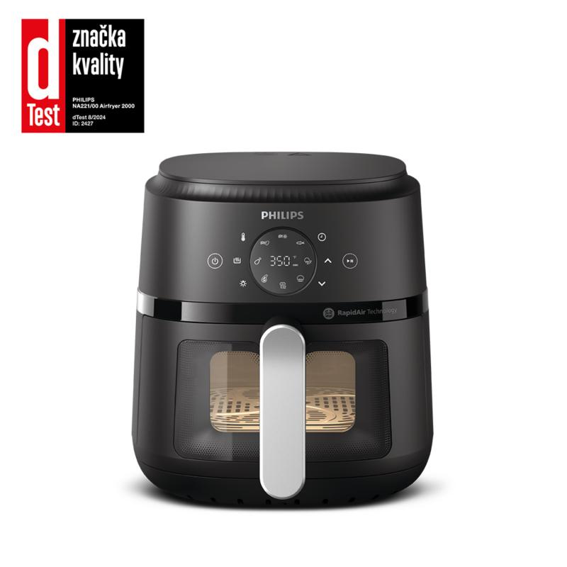 Philips Airfryer NA221 00 4,2L 1500W black Schwarz (NA221/00)