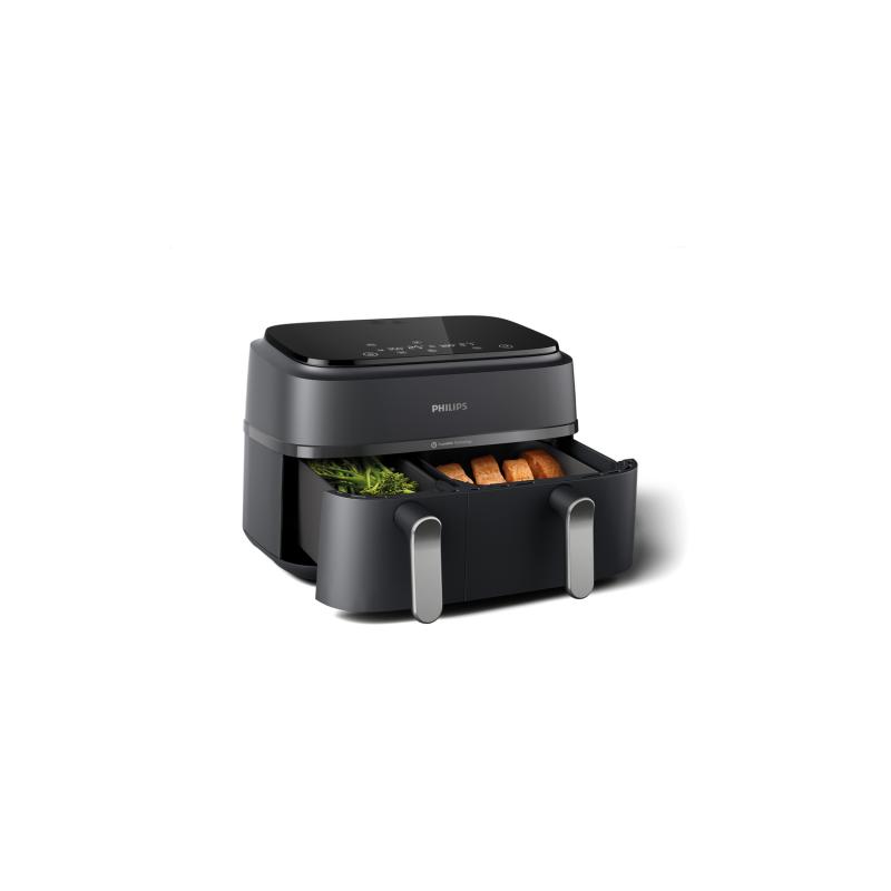 Philips Airfryer NA352 00 Dual Basket 9L 2750W black copper (NA352/00)