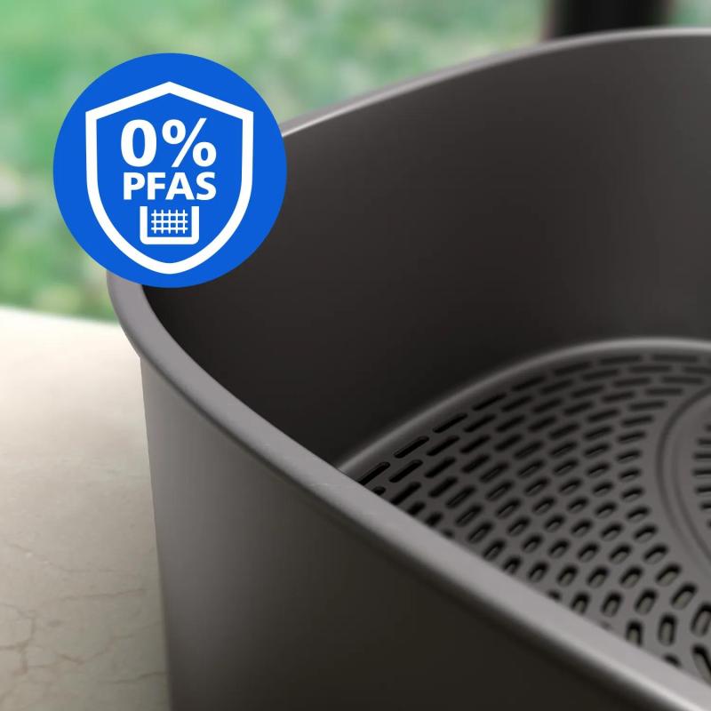 Philips Airfryer NA565 02 Megabasket 9,5L 2750W silver black (NA565/02)