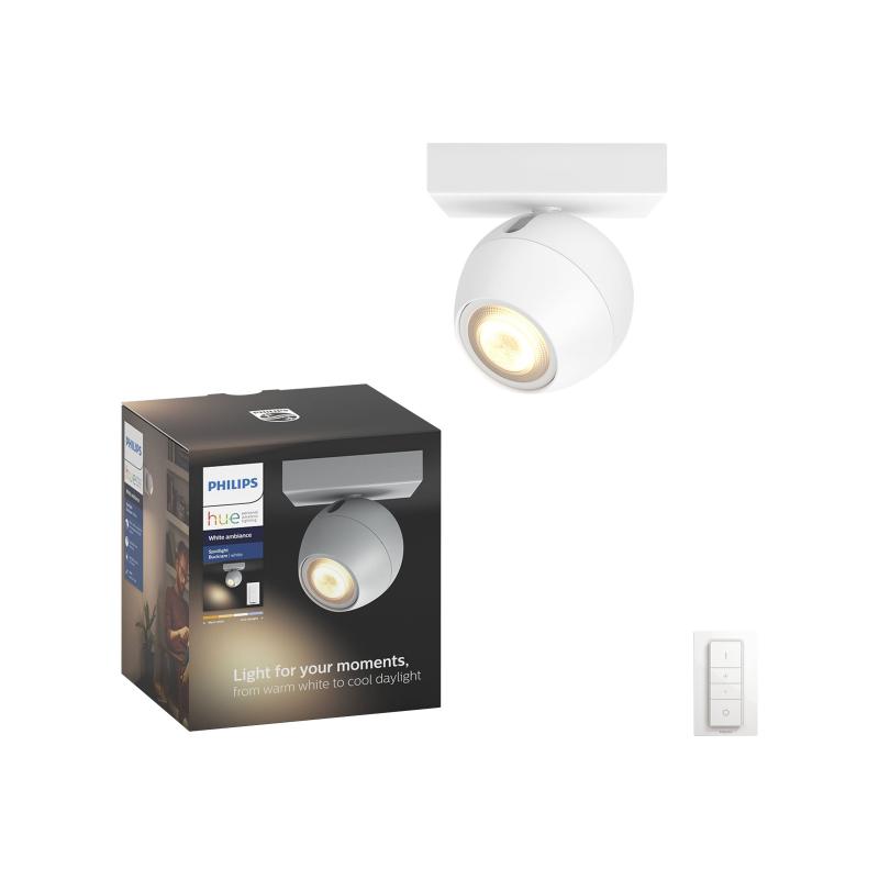 Philips BUCKRAM single spot white 1x5 5W Philips5W Philips 5W 240V (8718696164204)