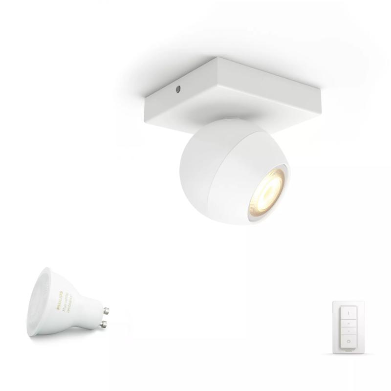 Philips BUCKRAM single spot white 1x5 5W Philips5W Philips 5W 240V (8718696164204)