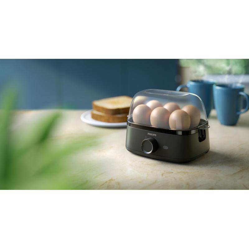 Philips Eggcooker HD9137 90 black Schwarz up to 6 eggs (HD9137/90)