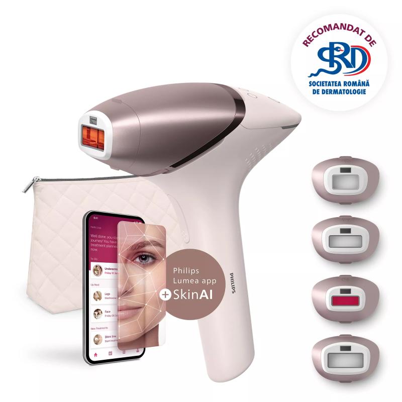 Philips IPL-Haarentferner IPLHaarentferner Lumea Prestige pink (BRI977 00)