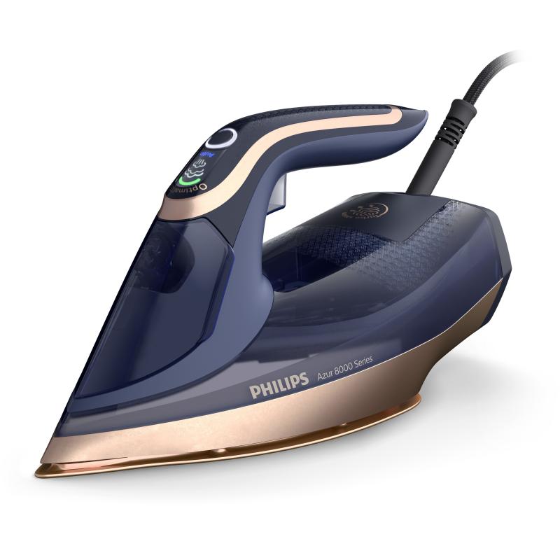 Philips Iron DST8050 20 Azur SteamGlide blue gold (DST8050/20)