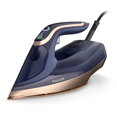 Philips Iron DST8050 20 Azur SteamGlide blue gold (DST8050/20)