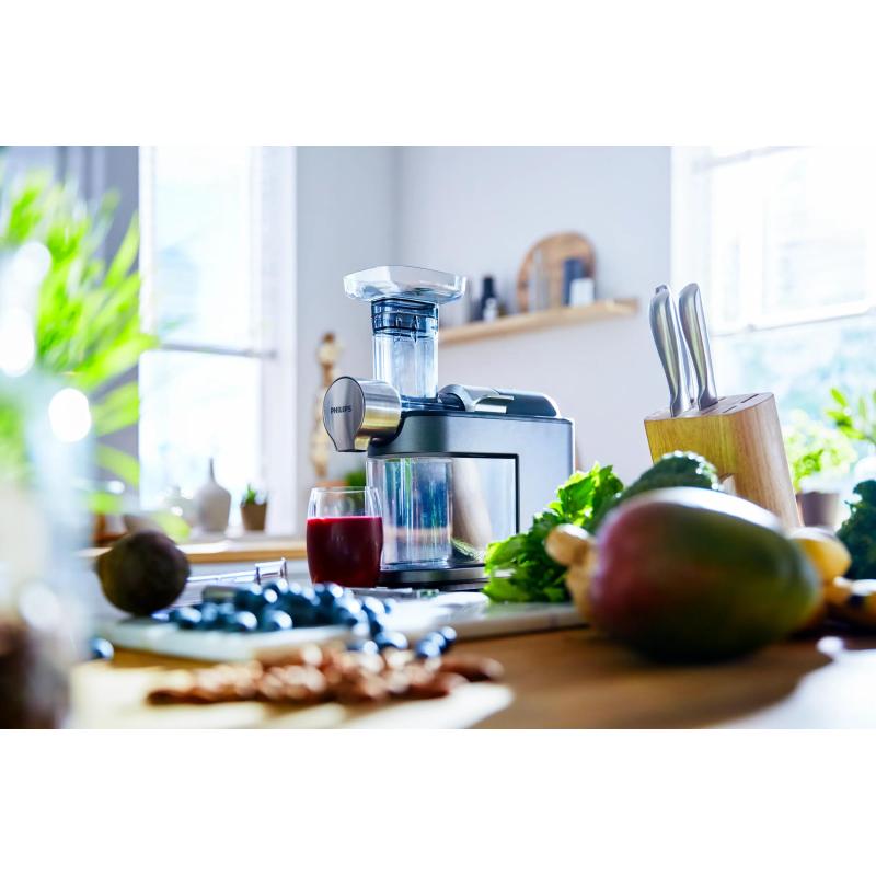 Philips Juicer HR1949 20 Avance Collection silver black (HR1949/20)