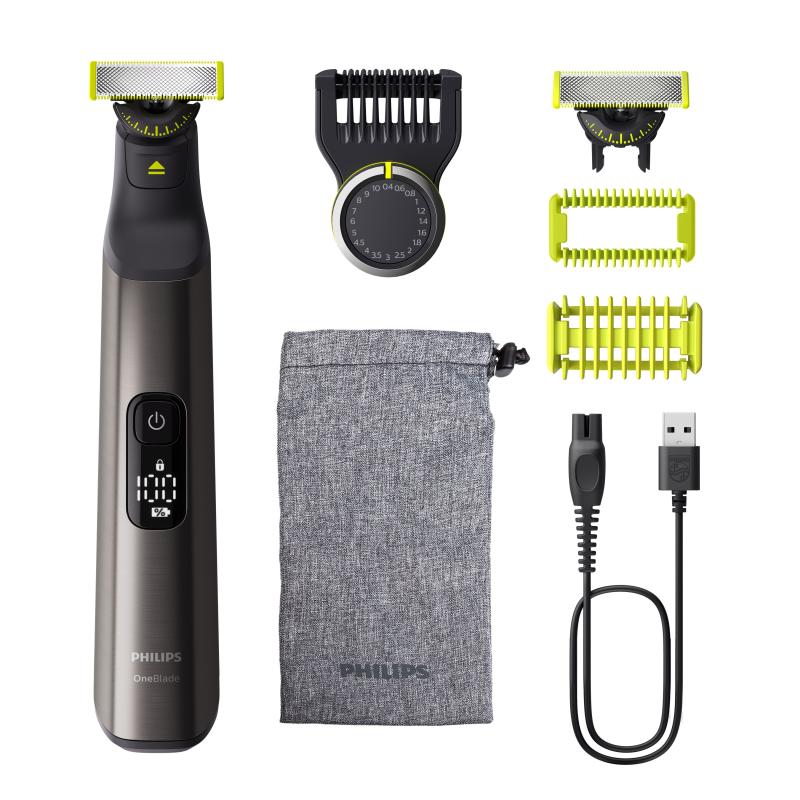 Philips Shaver OneBlade Pro QP6552 15 Face&Body Black Schwarz (QP6552/15)