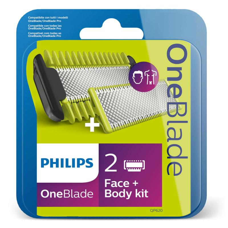 Philips Shaver OneBlade Replacement Blade QP620 50 Kombipack (QP620 50)