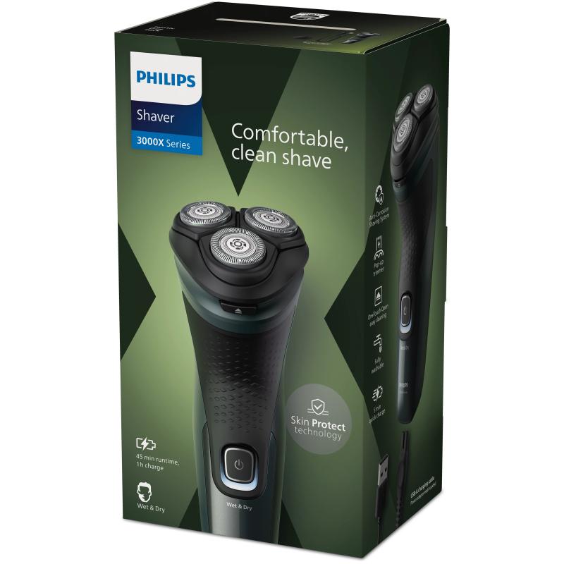 Philips Shaver Series 3000x black Schwarz (X3052 00)