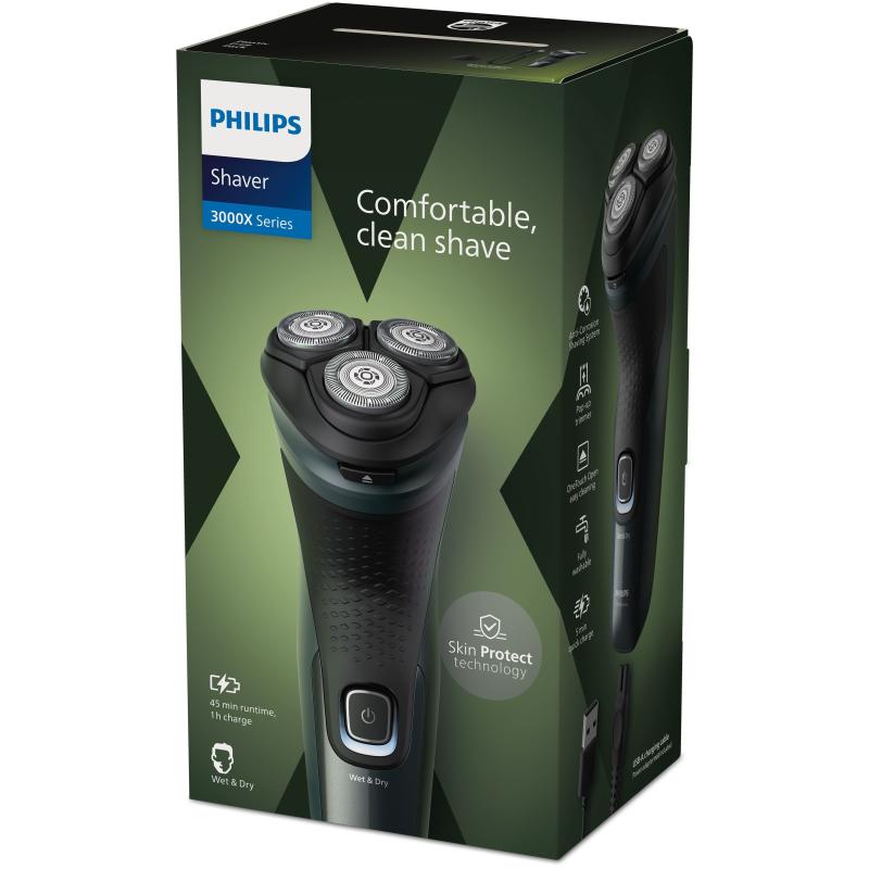 Philips Shaver Series 3000x black Schwarz (X3052 00)