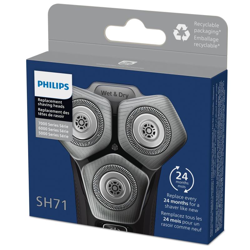 Philips Shaving Heads SH71 50 SteelPrecision 3pcs Set (SH71/50)