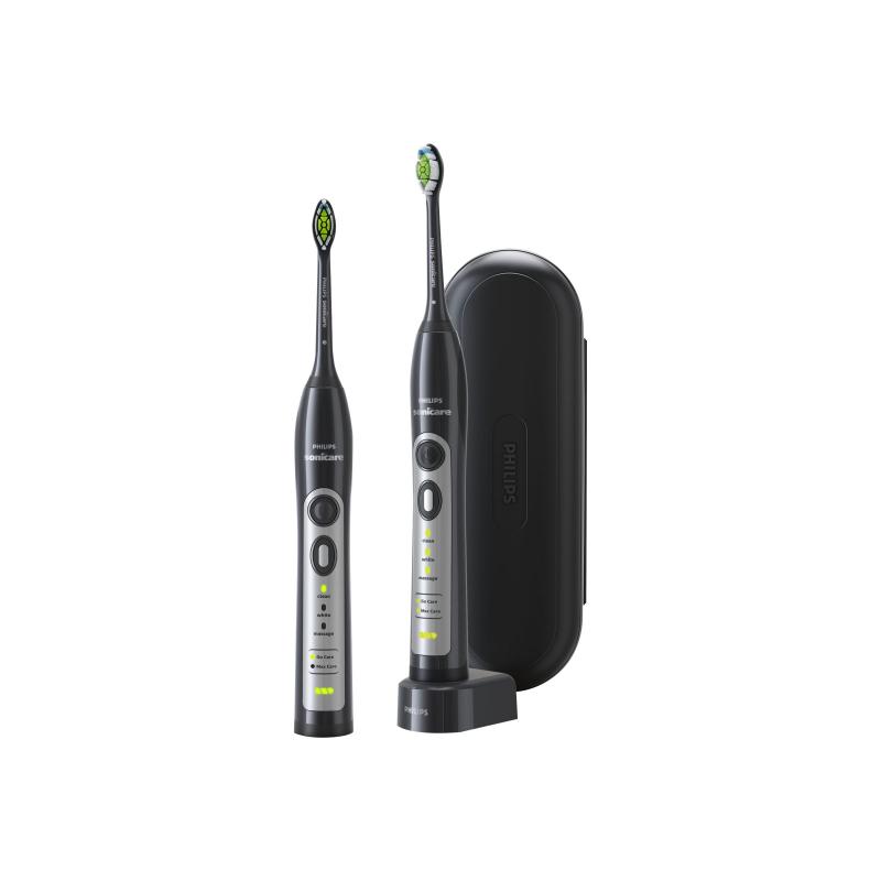 Philips Toothbrush HX6912 51 Sonicare Flexcare black Schwarz inkl 2 Handstück (HX6912 51)