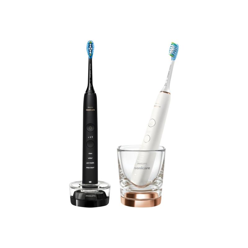 Philips Toothbrush HX9914 57 Sonicare DiamondClean 9000 2nd handle black Schwarz and white (HX9914/57)