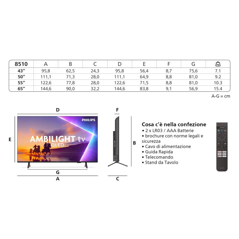 Philips TV 43PUS8510 12 (43PUS8510/12)