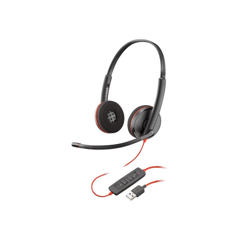 Plantronics Headset Blackwire C3220 USB-A USBA (209745-201) (209745201)