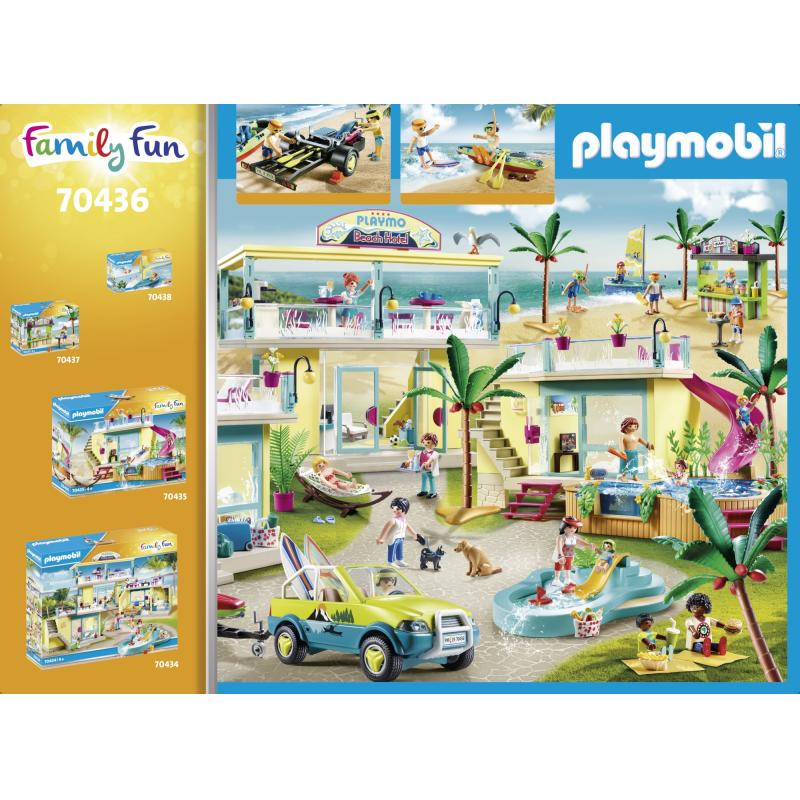 PLAYMOBIL Family Fun Strandauto mit Kanuanhänger (70436)