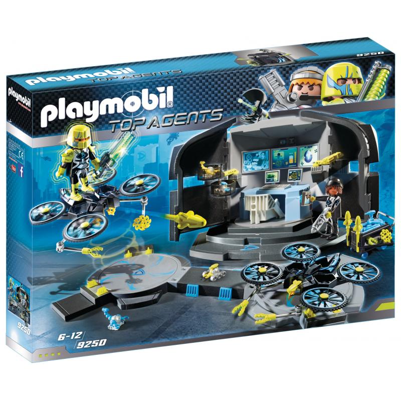 PLAYMOBIL Top Agents Dr Drones Command Center (9250)