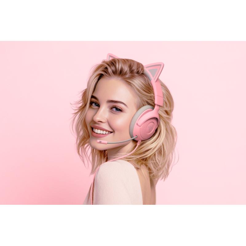 Razer Headset Kraken Kitty V3 X Quartz (RZ04-05350100-R3M1) (RZ0405350100R3M1)
