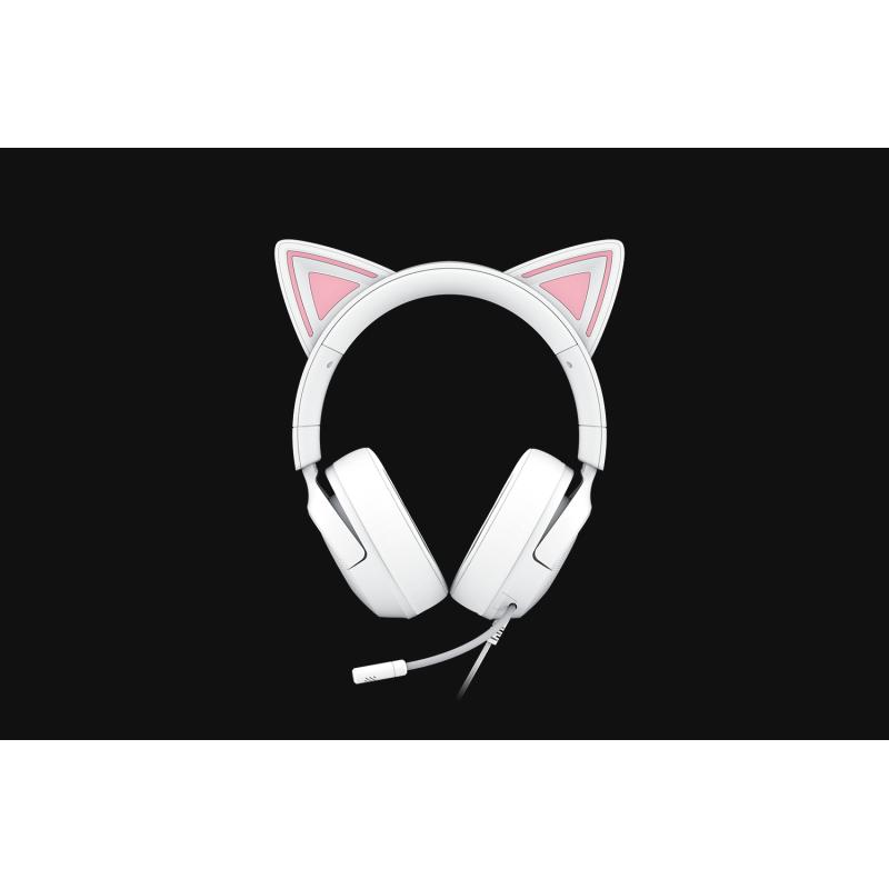 Razer Headset Kraken Kitty V3 X White (RZ04-05350300-R3M1) (RZ0405350300R3M1)