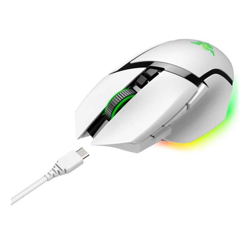 Razer Mouse Basilisk V3 Pro White (RZ01-04620200-R3G1) (RZ0104620200R3G1)