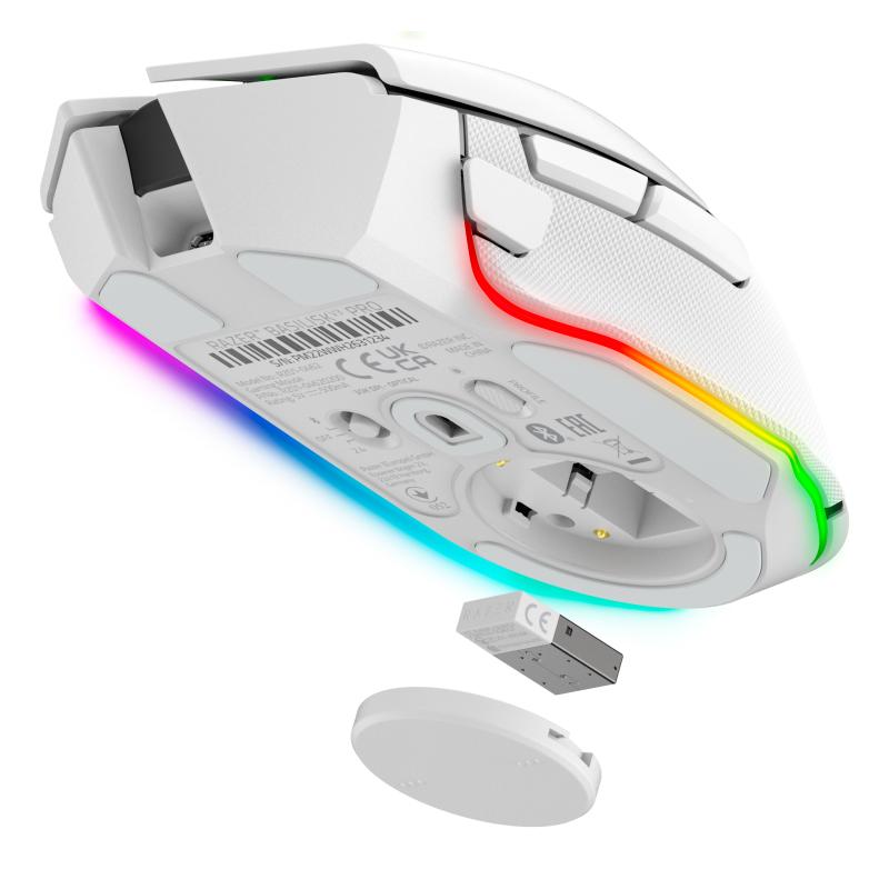 Razer Mouse Basilisk V3 Pro White (RZ01-04620200-R3G1) (RZ0104620200R3G1)