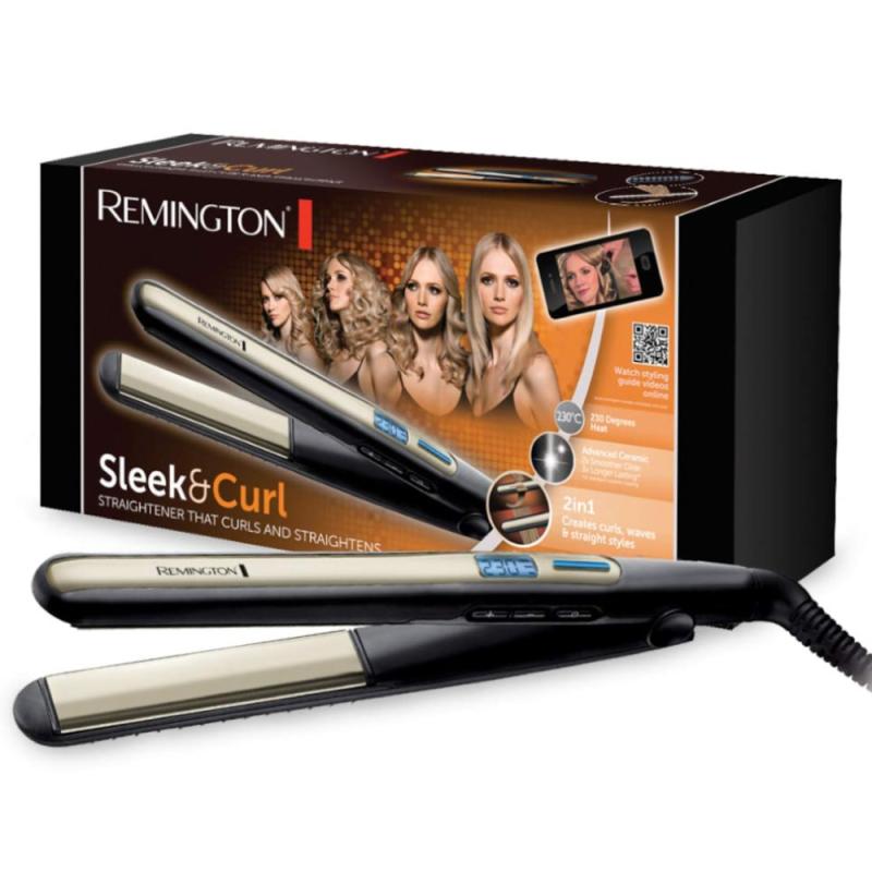 Remington Straightener (S6500) Sleek & Curl black gold