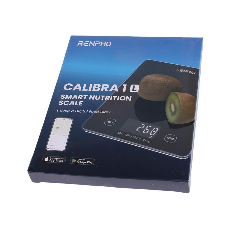 Renpho Scale Calibra 1l Smart Nutrition black Schwarz PEU-R-T001-BK PEURT001BK (PEU-R-T001-BK)