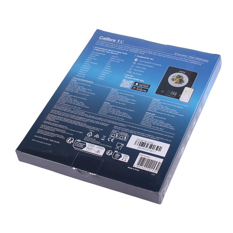 Renpho Scale Calibra 1l Smart Nutrition black Schwarz PEU-R-T001-BK PEURT001BK (PEU-R-T001-BK)