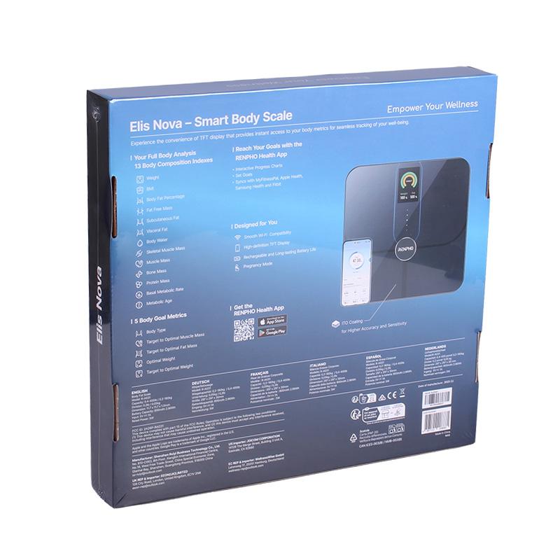 RENPHO Scale Smart Body Analysis Elis Nova black Schwarz PEU-R-A031 PEURA031 (PEU-R-A031)