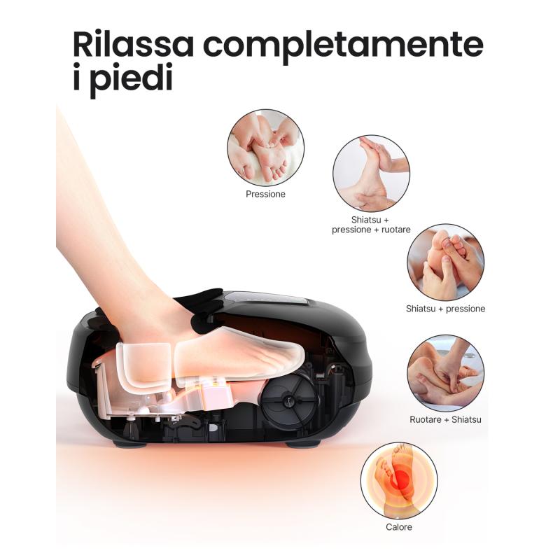 RENPHO Shiatsu Foot Massager black Schwarz PEU-RP-FM058R-BK PEURPFM058RBK (PEU-RP-FM058R-BK)
