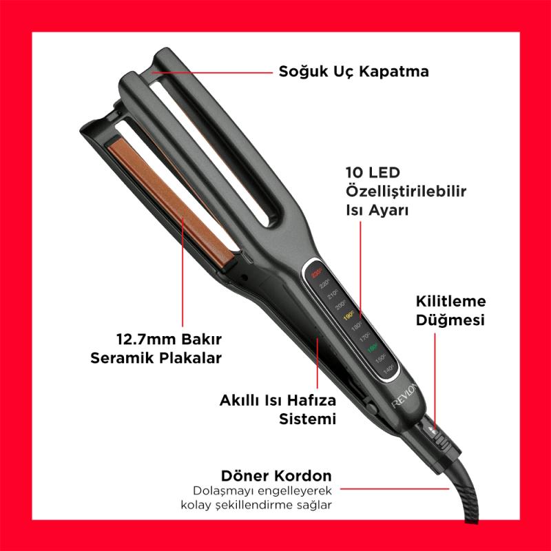 Revlon Straightening Iron Double Straight black Schwarz (RVST2204E)