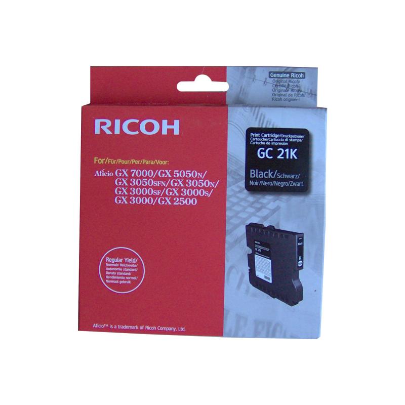 Ricoh Ink GC21K Black Schwarz (405532)