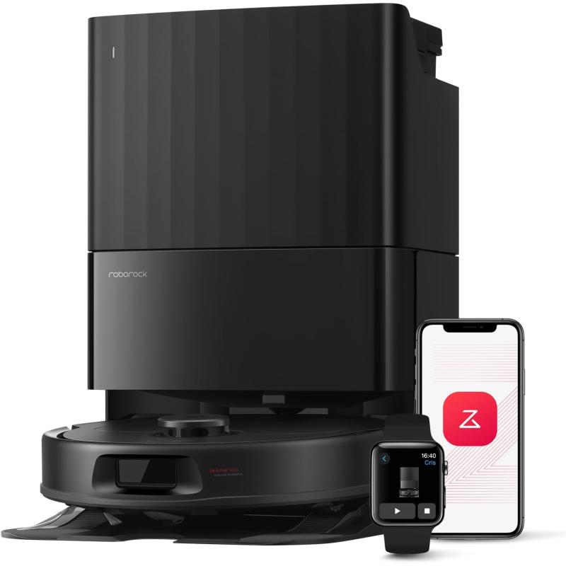Roborock Robot Vacuum Cleaner QR 598 black Schwarz (QVRS52-00) (QVRS5200)