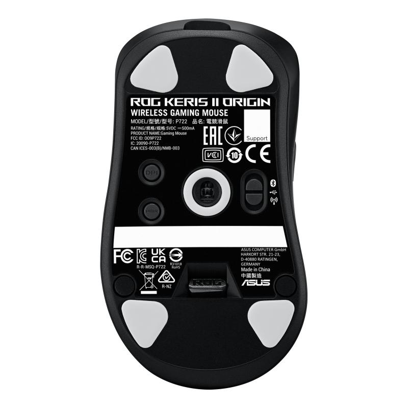 Asus Mouse ROG KERIS II ORIGIN BLACK (90MP04A0-BMUA00) (90MP04A0BMUA00)