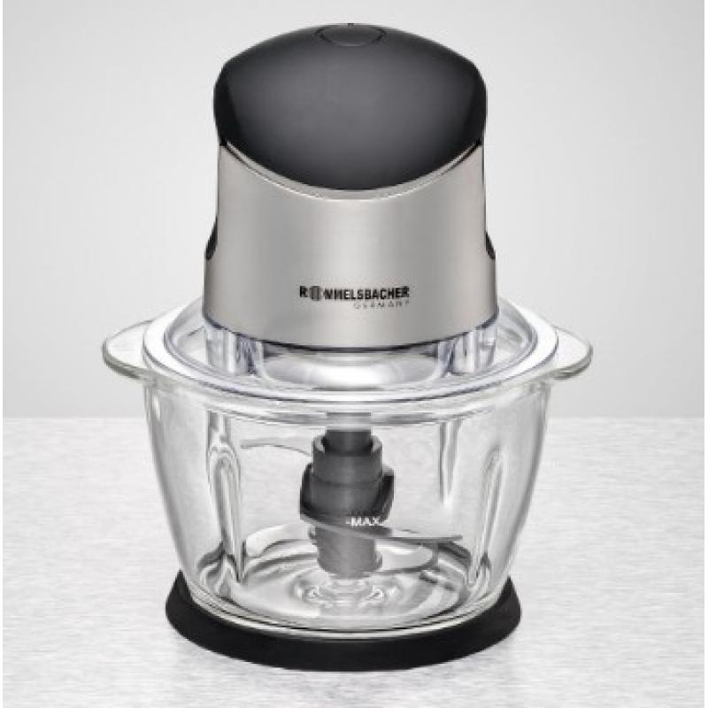 Rommelsbacher Multi Food Chopper 1l stainless steel black Schwarz MZ 400 (MZ 400)